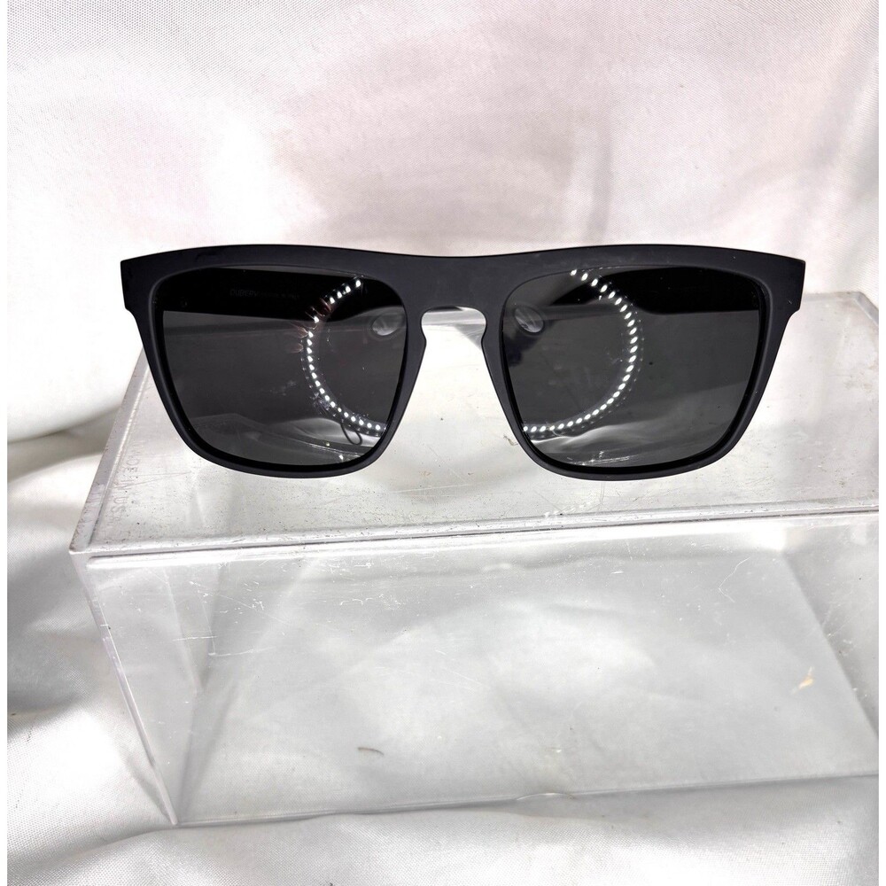 DUBERY SUNGLASSES D731 BLACK BLUE MIRRORED LENS POLARIZED